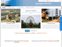 Tablet Screenshot of chernobyltrip.com